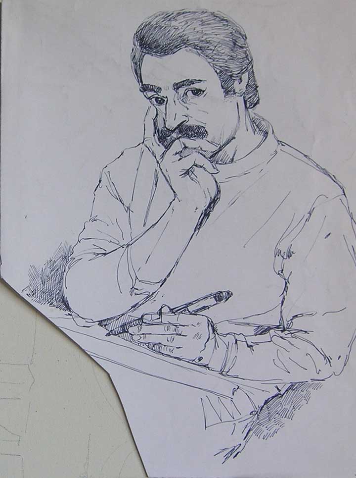 Aziz Karim - Self Portrait
